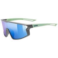 Uvex S5330765716, Uvex Skyryse Sunglasses Durchsichtig Mirror Blue/CAT3 Kinder Grey