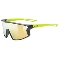 Uvex S5330762616, Uvex Skyryse jr. black-yellow matt mirror yellow cat. 3 one size
