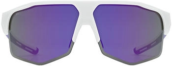 uvex axos set white matt/mirror purple