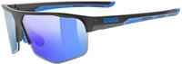 Uvex S5330812416, Uvex Axos set black mat mirror blue cat. 3cat. 0 one size black mat