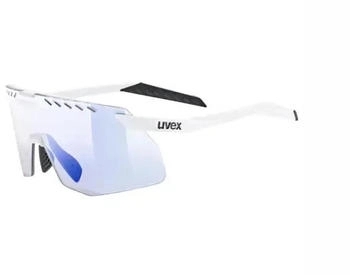 uvex pace stage s V white matt/mirror blue