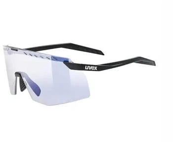 uvex pace stage V black matt/mirror blue