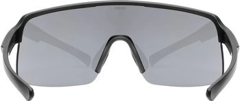 uvex dyrt black matt/mirror silver – Halbrand-Konstruktion erweitert das Sichtfeld bei sportlicher Dynamik