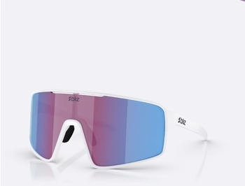 Bliz Eyewear P001 matte white/rose/violet mirror blue