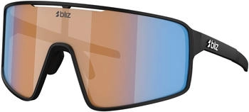 Bliz Eyewear P001 matte black/coral/orange mirror blue