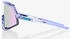 100% Glendale polished translucent lavender/HiPER lavender mirror