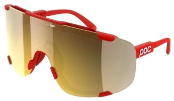 POC Devour prismane red/clarity road/partly sunny gold