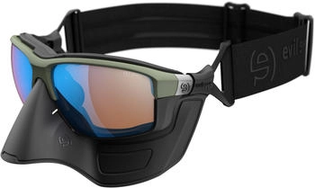 evil eye elate extreme forest green matt/LST blue light VARiO M