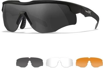 WileyX Rogue Comm taktische Schutzbrille Set 3in1 Matt Schwarz (2852)