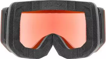 uvex lace ATTRACT FM black matt/mirror red – Beschlagfreie Sicht durch fortschrittliche Antifog-Technologie