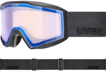 uvex blast V black matt/vario blue mirror