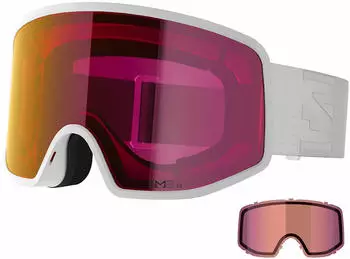 Salomon Sentry Pro Sigma + Extra Lens white/poppy red