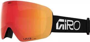 Giro Contour Skibrille (2026) black/white wordmark/vivid ember