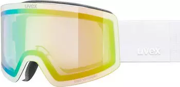 uvex provoqe V white matt/vario green mirror