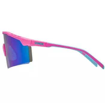 uvex flowline pink matt/mirror blue