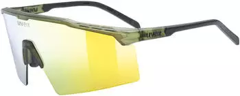 uvex flowline olive matt/mirror gold