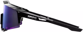 100% Speedcraft polished black/HiPER polarized lavender mirror