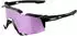100% Speedcraft polished black/HiPER polarized lavender mirror
