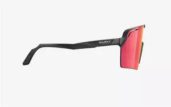 Rudy Project Spinshield Pro black gloss/multilaser red
