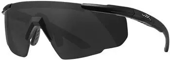 WileyX Saber Advanced Schutzbrille Smoke Grey / Matte Black (302)
