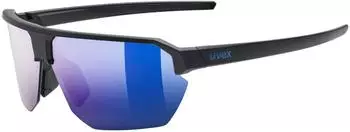 uvex vectiv black matt/mirror blue