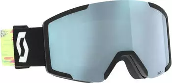 Scott Shield Skibrille mit Wechselscheibe, schwarz, Amplifier Ice Chrome CAT2 (424545-4755-AMPICECHS2)