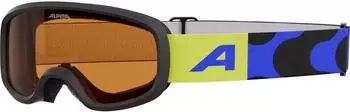 Alpina Sports Carvy 3.0 Kinder-Skibrille schwarz matt/orange (A7319431)