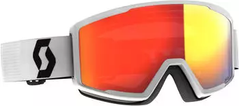 Scott Factor Pro (283567) mineral white/black/AMP red chrome