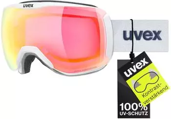 uvex Downhill 2100 CV Skibrille wei&szlig;/rot-lila (S550392)