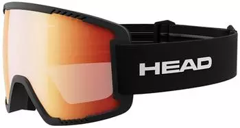 Head Contex Skibrille Unisex, schwarz/rot, CAT2 (392811-S)