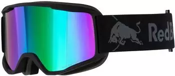 Red Bull SPECT NEON Skibrille schwarz/braun mit gr&uuml;nem Spiegel (NEON-01GR3)