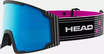 Head Neves M Skibrille schwarz, Fmr Blue/CAT3 (391735-M)