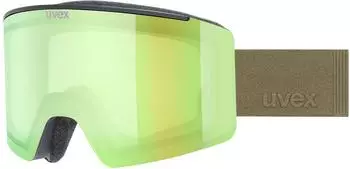uvex ignite FM Skibrille, schwarz matt/mirror rose (S550161)