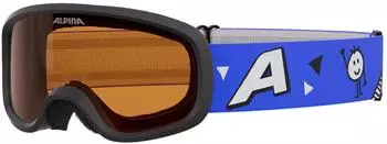 Alpina Sports Piney 2.0 Skibrille Kinder blau matt/orange