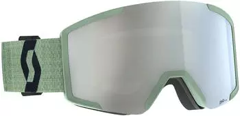 Scott Shield Skibrille (277837) soft green/black/AMP white chrome
