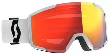 Scott Shield Skibrille (277837) mineral white/black/AMP red chrome