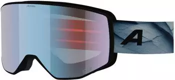 Alpina Sports Venet M Q-Lite Skibrille OTG, verspiegelt, kontrastverbessernd, UV 100%