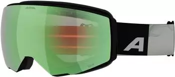 Alpina Sports Granby 2 Q-Lite Skibrille verspiegelt, schwarz-gr&uuml;n matt