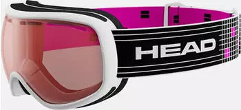 Head Ninja Skibrille Kinder, schwarz/rot, Kat. 1 (S)