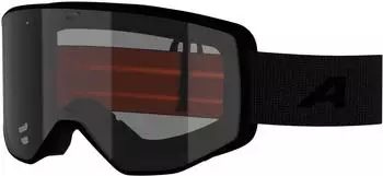 Alpina Sports Venet Skibrille, schwarz matt / klar (A7317)