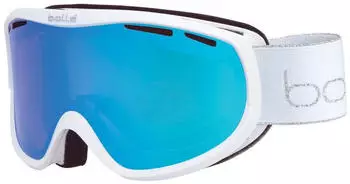 Bollé Sierra Skibrille weiß & silber glänzend, azure Kat. 2, S/M (3006)