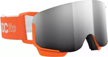 POC POCito Nexal fluorescent orange/clarity pocito-partly sunny silver (Junior) (PC400699608)