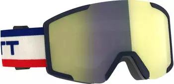 Scott Shield beige/blue-enhancer yellow chrome (277837-7639-335)