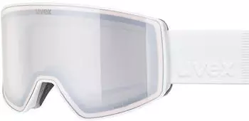 uvex Scenic Skibrille S2 polarisiert, wei&szlig; matt/silber verspiegelt (S5503401530)