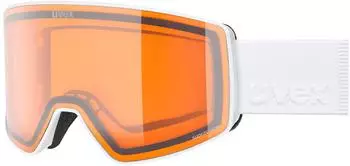 uvex Scenic LG Skibrille wei&szlig; matt/orange (S550342)