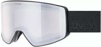 uvex Scenic Skibrille polarisiert S2, schwarz matt/silber (S5503402530)