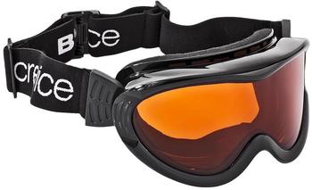Black Crevice Skibrille für Brillenträger schwarz/orange