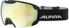 Alpina A7202, ALPINA Skibrille Pheos QMM black matt QMM green sph. Braun male,