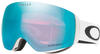 Oakley - Skibrille - Flight Deck M Matte White Prizm Snow Sapphire Iridium - Blau