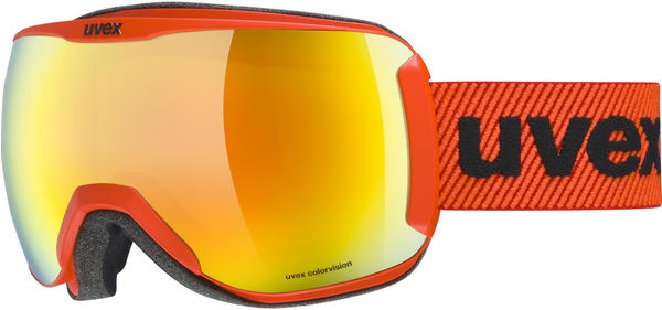 uvex Downhill 2100 CV fierce red matt/orange-green